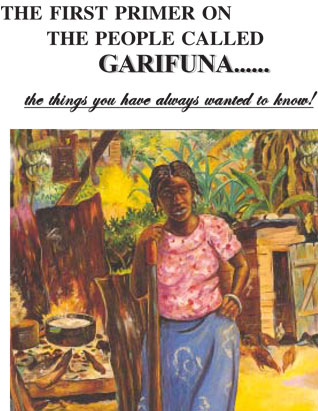 Book cover design for The First Primer on the People called Garifuna
